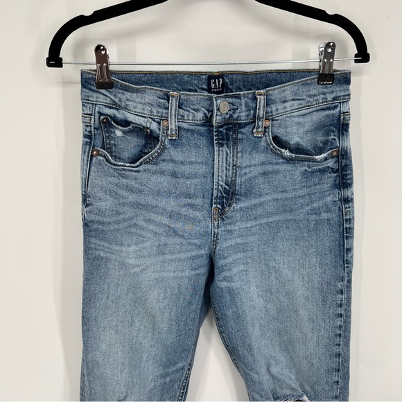 Gap Denim Cheeky Straight Distressed Jeans Size 28 Regular - Picture 8 of 8